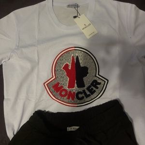 Moncler shorts sets official brand new